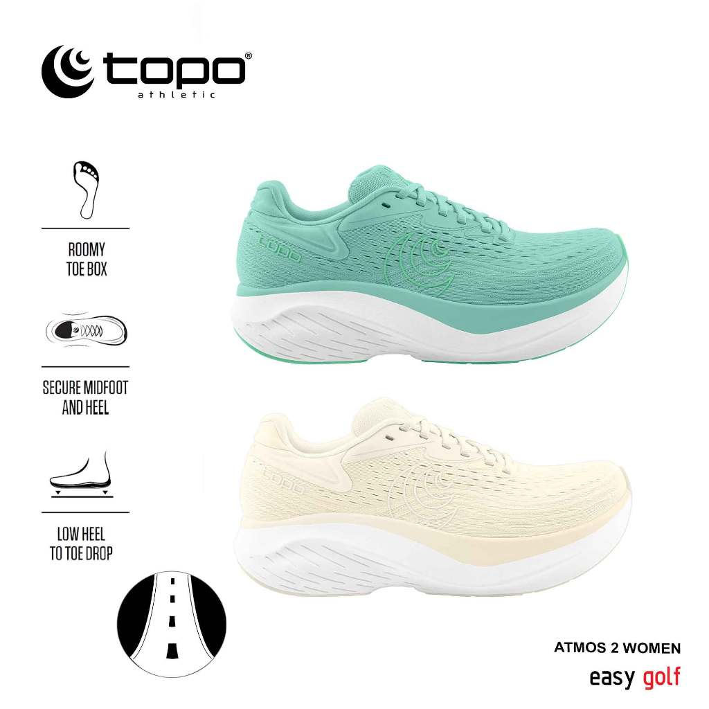 TOPO ATHLETIC ROAD  ATMOS 2  WOMEN'S RUNNING SHOES รองเท้าวิ่งกีฬา วิ่งถนนผู้หญิง