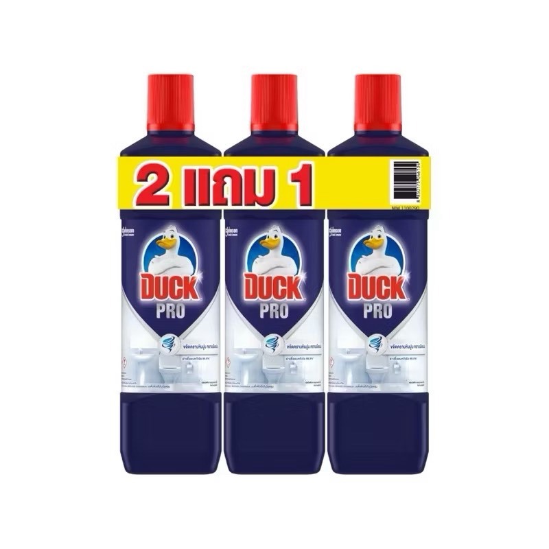 [ แพ็ค 2+1 ] 🦆Duck Pro 🚽Bathroom Cleaner 900ml. เป็ดโปร น้ำยาล้างห้องน้ำ 900 มล. แพค 2 แถม 1