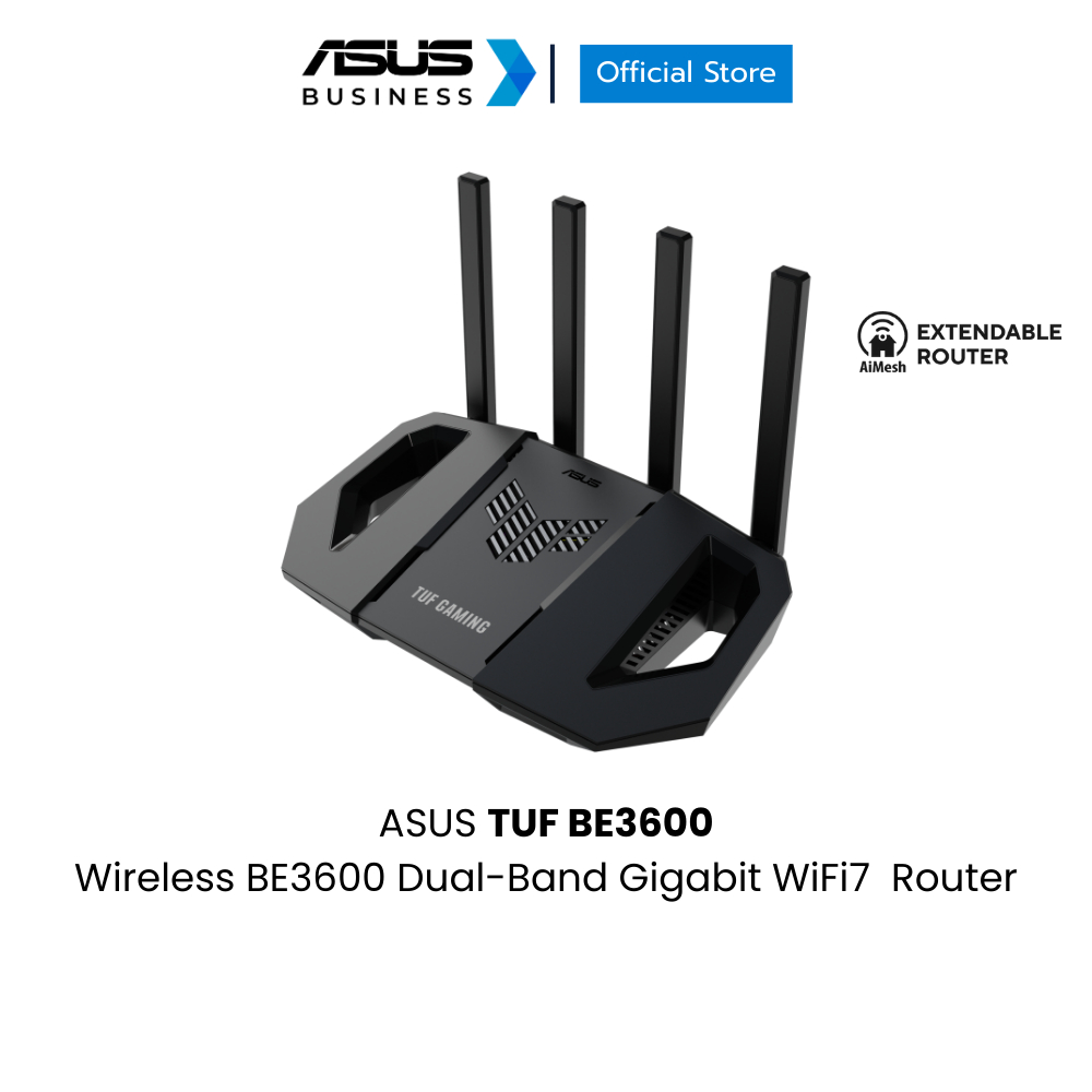 ASUS TUF-BE3600 Wireless BE3600 Dual-Band Gigabit WiFi7 Router