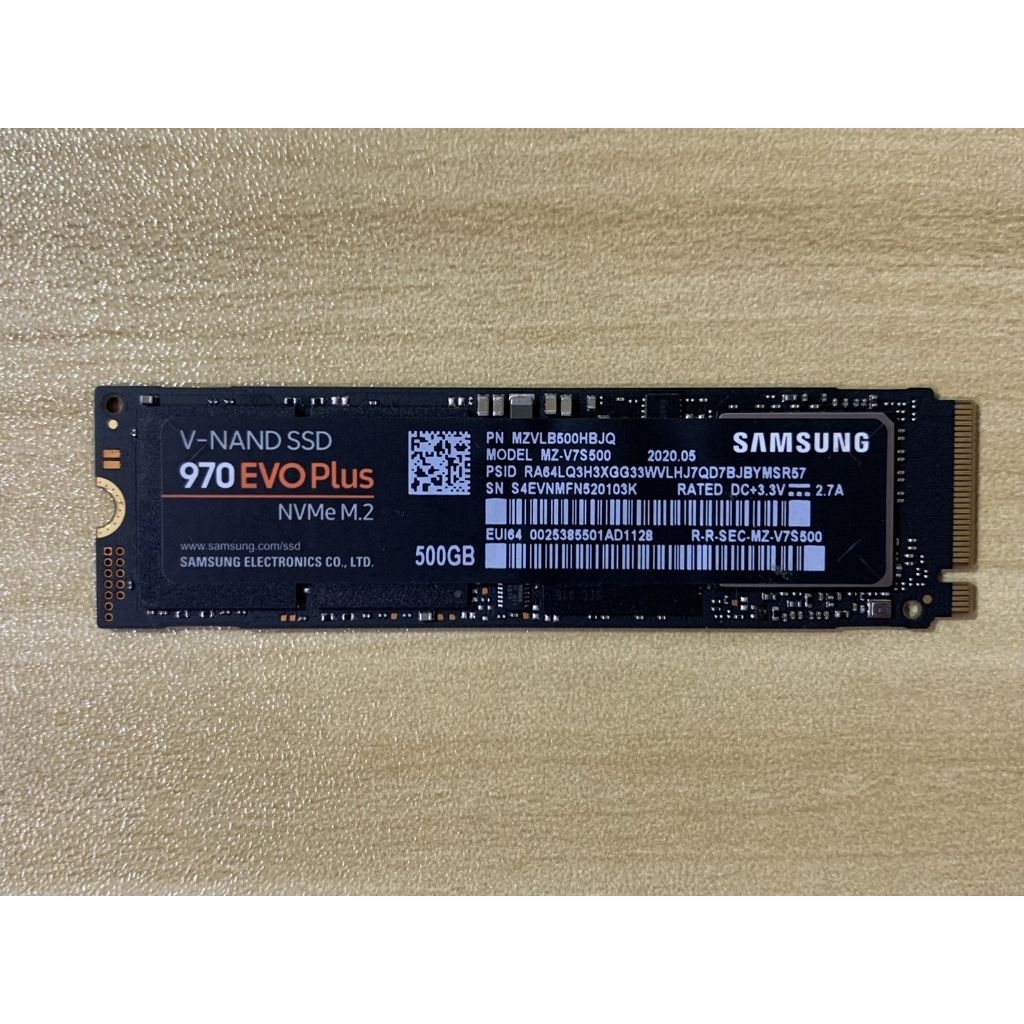SAMSUNG 970 EVO PLUS 500GB NVMe