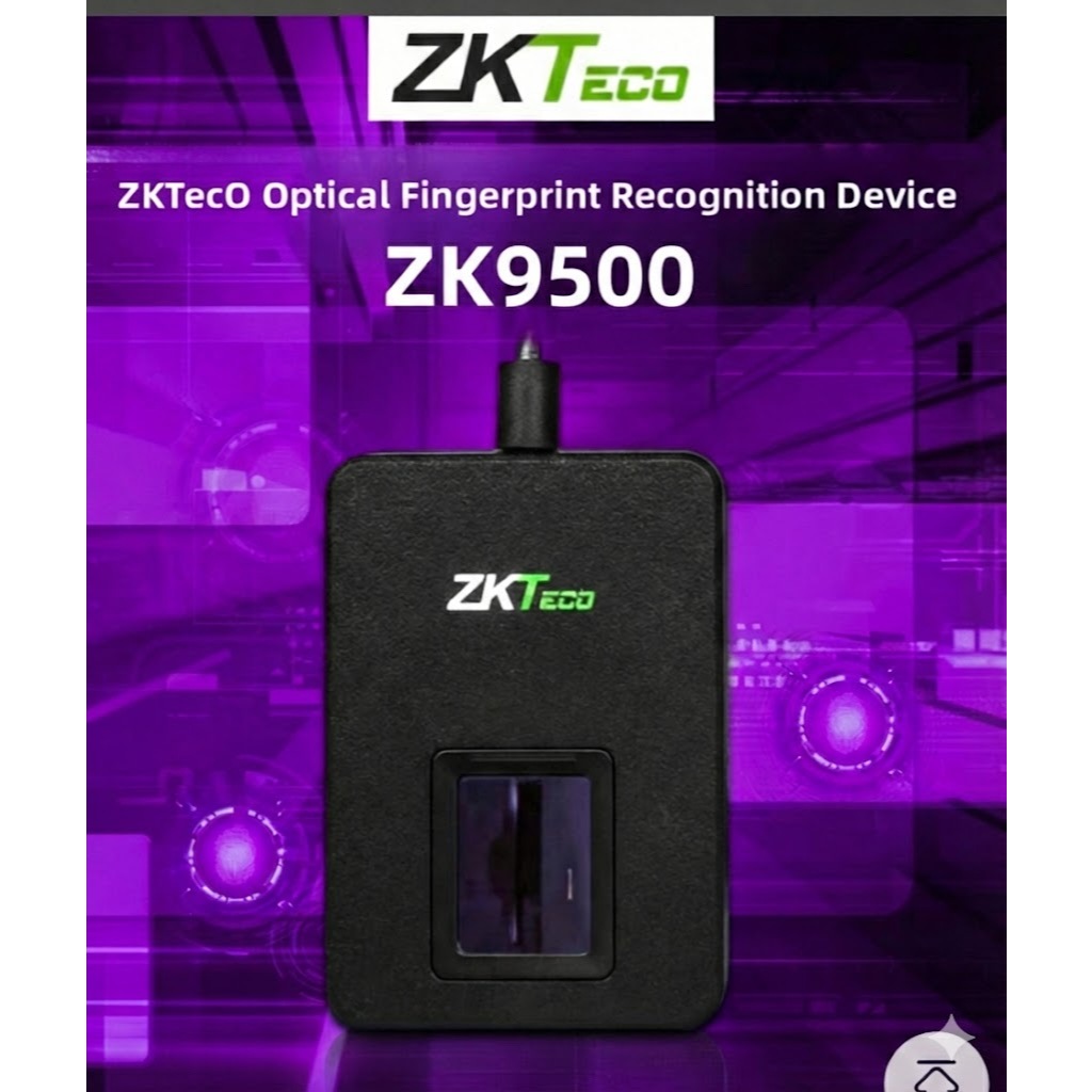 ZKTeco ZK9500 เครื่องสแกนลายนิ้วมือ USB บันทึกลายนิ้วมือเข้าคอมพิวเตอร์SDK สำหรับนักพัฒนาซอฟต์แวร์