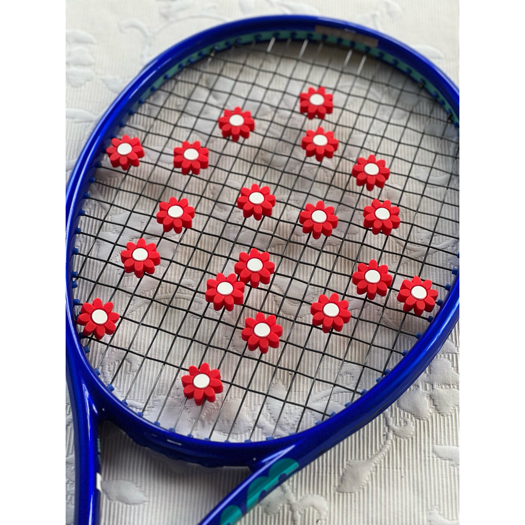 (พร้อมส่ง) กันสะเทือน ดอกเดรซี่ dampener tennis - รูปที่ 4