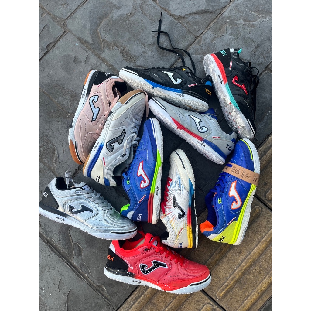 (สินค้าพร้อมส่งในไทย)(ไม่มีกล่อง) สินค้าลิขสิทธ์จากสเปน รองเท้าฟุตซอล JOMA TOPFLEX REBOUND สีใหม่ล่าสุดไม่เข้าไทย !!