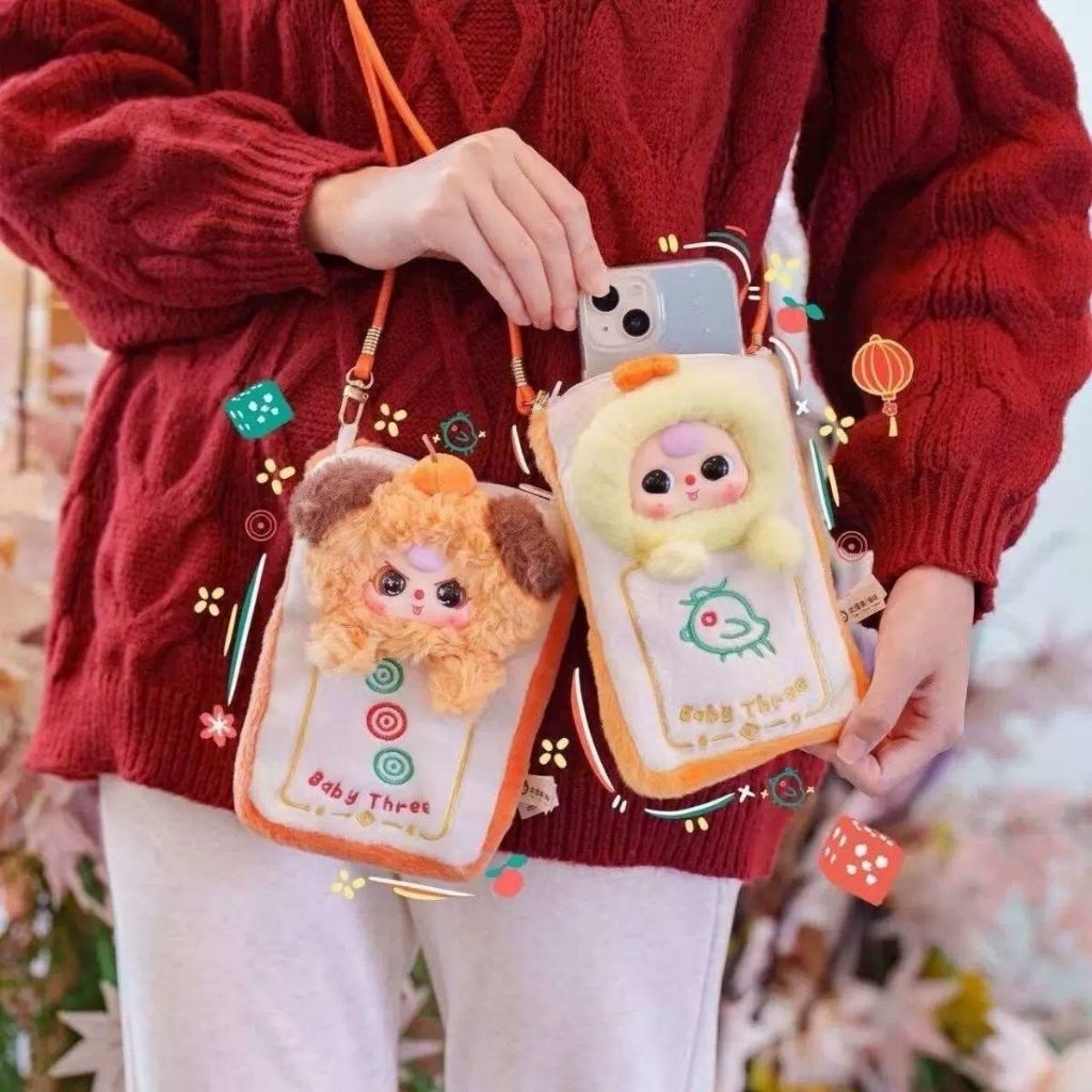 ✨แบบเลือกตัว✨🎲🀄🎴👜[พร้อมส่งจากไทย🇹🇭 สินค้าแท้ 100%] กระเป๋าเบบี้ทรี Baby Three Mahiong Mobile Phone Pouch Bag🎲🀄🎴👜 - รูปที่ 4