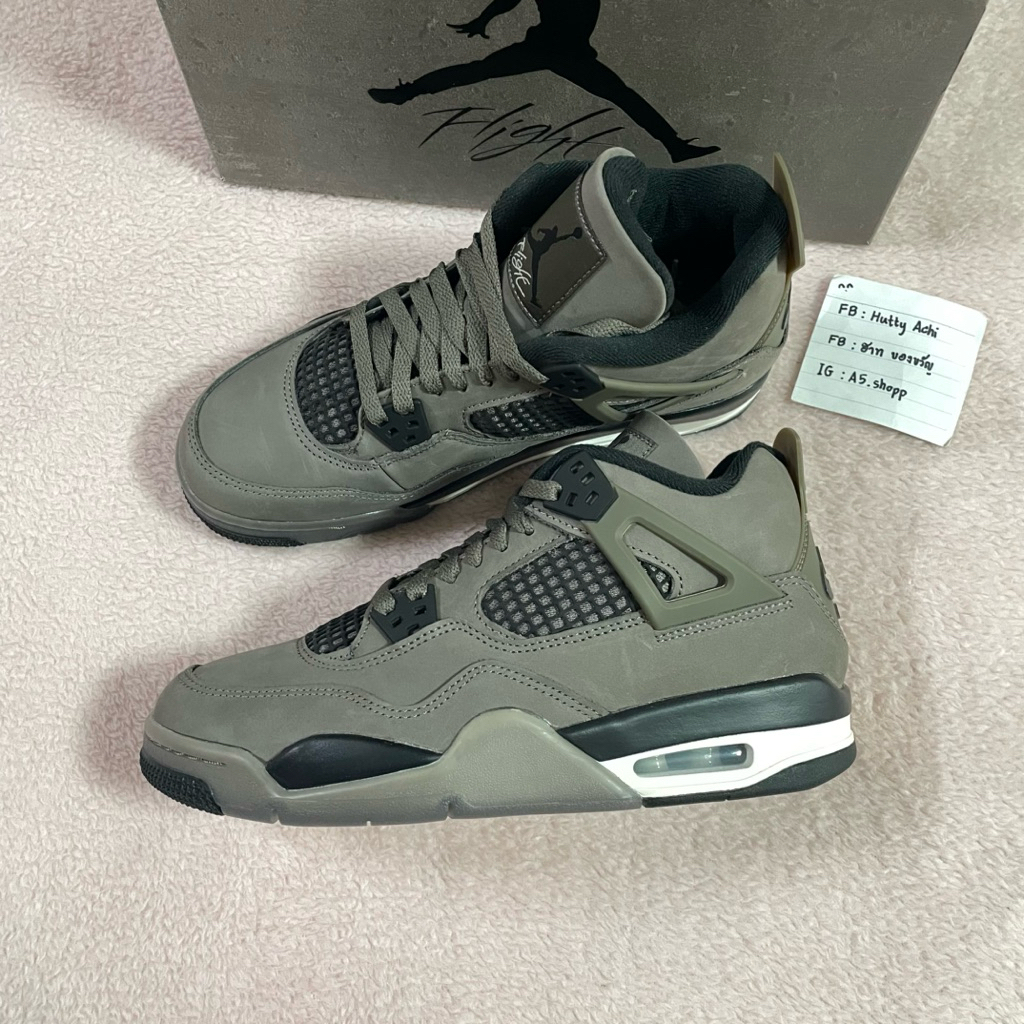 Jordan 4 Cave Stone (40/25cm) 🪨 Nike Jordan 4 ของแท้