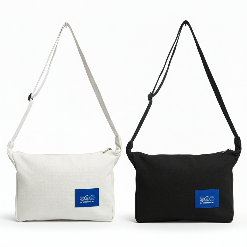 newyorkgallery(N1913) กระเป๋าผ้าแคนวาสใบเล็ก-ป้ายงานสกรีน