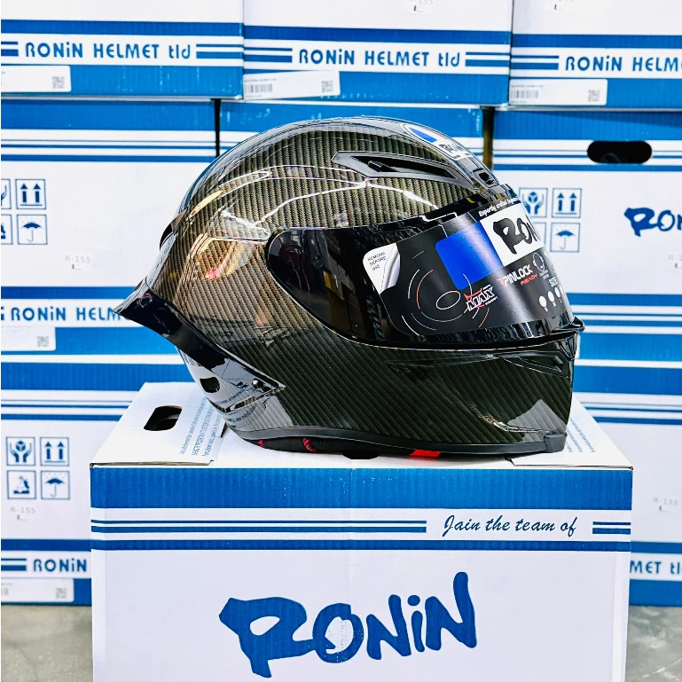 หมวกกันน็อค Ronin รุ่น R (มีแค่ไซต์L) รอบศรีษะไม่เกิน 59-60cm.   **สินค้ามีหลายลายให้เลือก** thumbnail 4