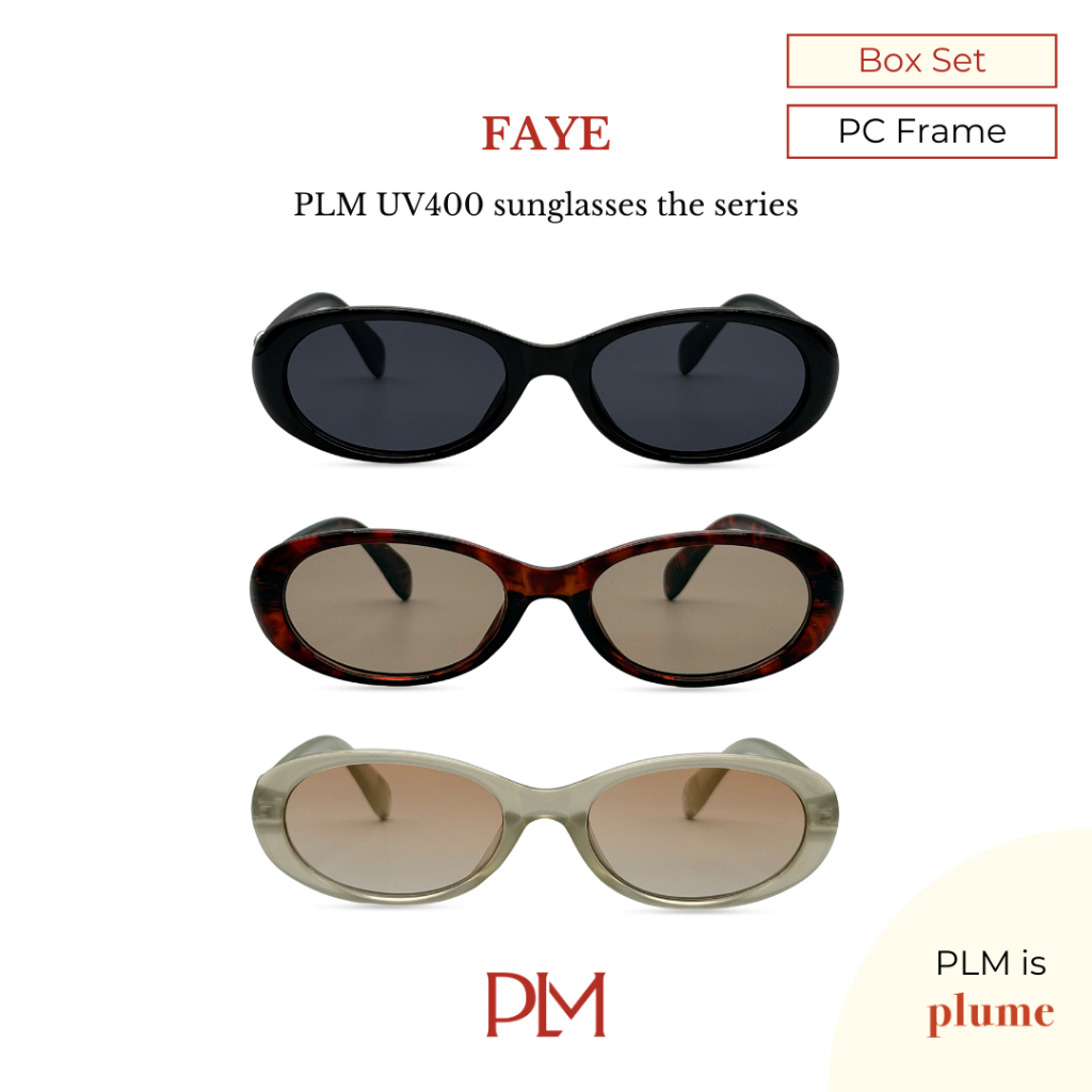 PLM (plume.bkk) TWINKLE COLLECTION แว่นกันแดดรุ่น ‘Faye’ Sunglasses