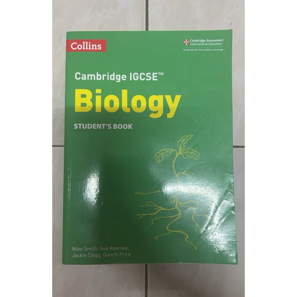 collins cambridge igcse biology student’s book มือสอง มีขีดเขียน 5%