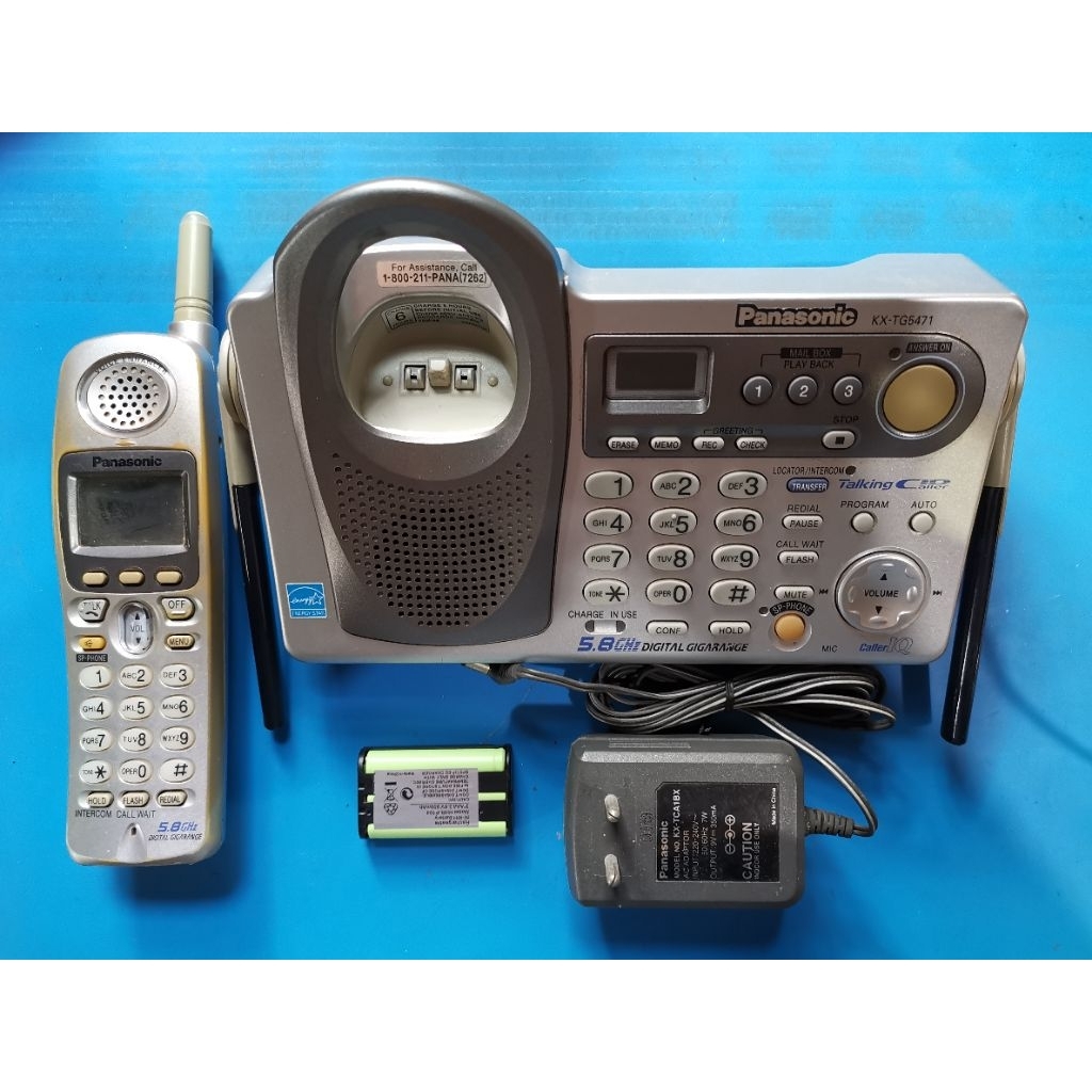 โทรศัพท์ไร้สายพานาโซนิค Panasonic KX-TG5471 5.8GHz บันทึกข้อความได้