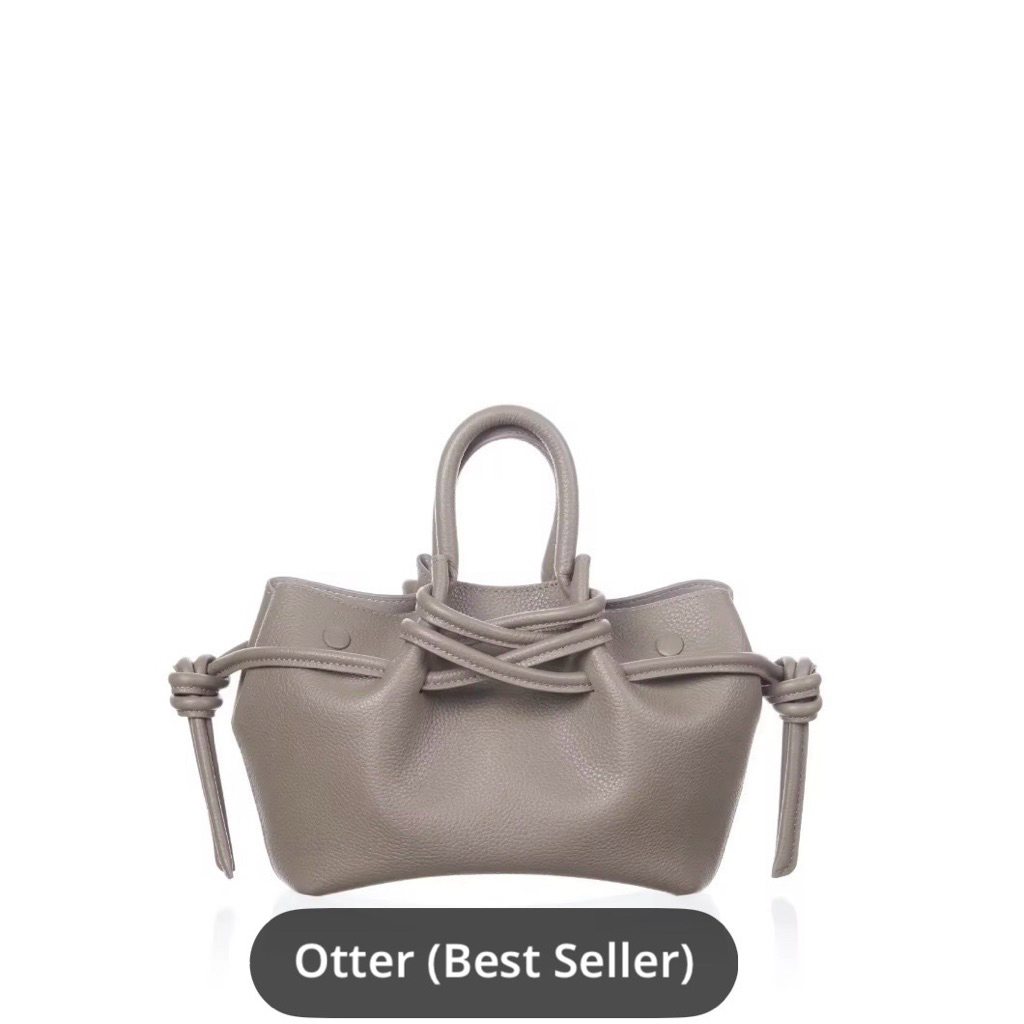 (ใช้โค้ดลดได้💓) Fundao รุ่น AVA Mini Vintage กระเป๋า หนังแท้ สี taupe/otter ของแท้💯 มือ1