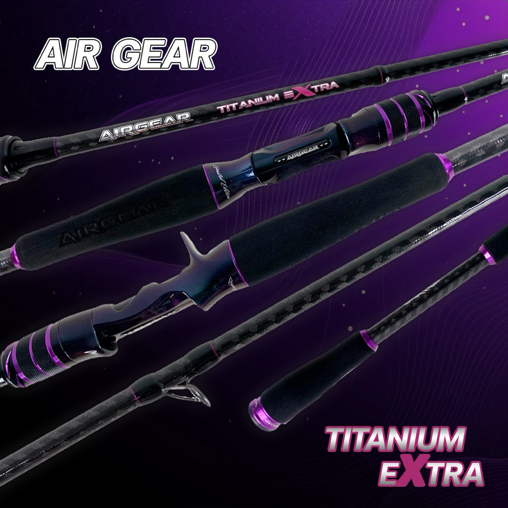 คันตีเหยื่อปลอม คัน BPO x AIRGEAR รุ่น TITANIUM  XTRA เบท เวท 12-25