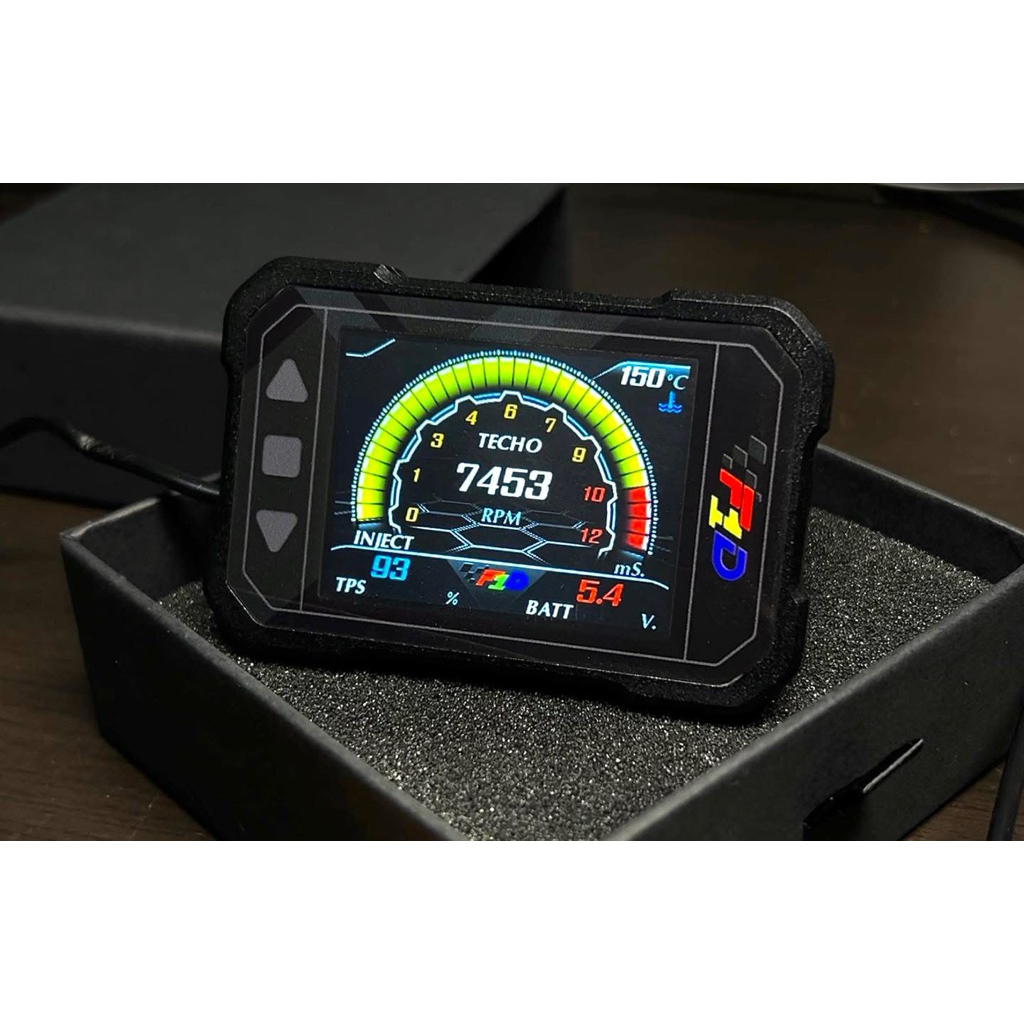 Smart Gauge F1D มอเตอร์ไซค์ วัดรอบ+วัดความร้อน+แจ้งเตือน+ลบโค้ด