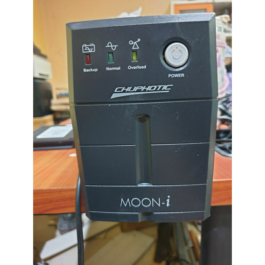 เครื่องสำรองไฟ มือสอง ไม่มีแบต CHUPHOTIC MOON-i uninterruptible power supply (UPS) 850VA/ 325W