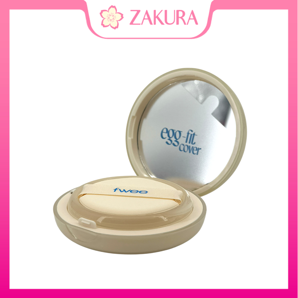 fwee Cushion Egg-Fit Cover SPF 50+ PA+++ - 01 Fair 13g