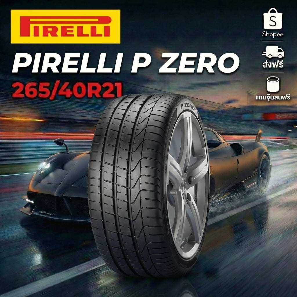 ยาง 265/40R21 Pirelli Pzero 101Y NO ปี2025