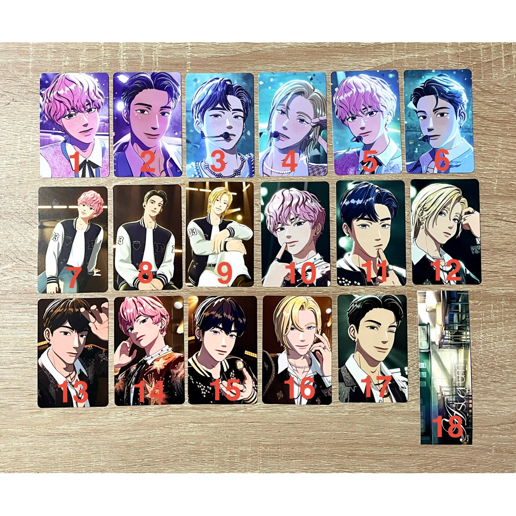 การ์ด PLAVE  Dash Quantum Leap Team PLAVE, Varsity Jacket Noah Hamin Yejun Bamby PLAVE Card
