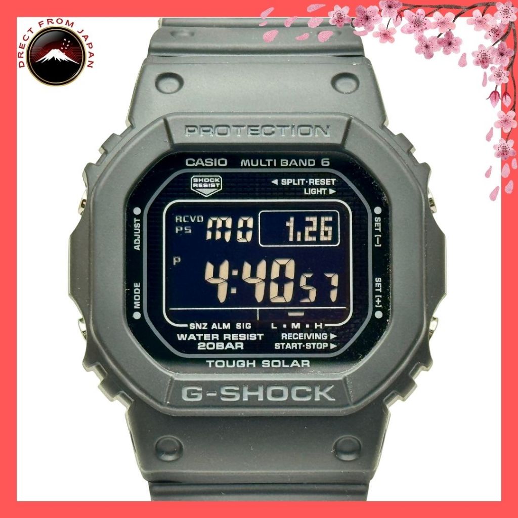 CASIO G-SHOCK GW-5000HS-1JF Solar Radio Screw Back Japan พร้อมส่ง ของแท้ 💯 ฝาหลังเกลียว รุ่นหายาก