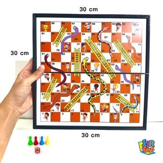 บันไดงู กระดานแม่เหล็ก กล่องใหญ่ 30*30 cm snakes & ladders ออกใบกำกับภาษีได้