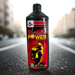 Veloil Street Power 2T เป็นน้ำมันเครื่องสังเคราะห์พิเศษ ขนาด1ลิตร สำหรับเครื่องยนต์เบนซิน 2 จังหวะ