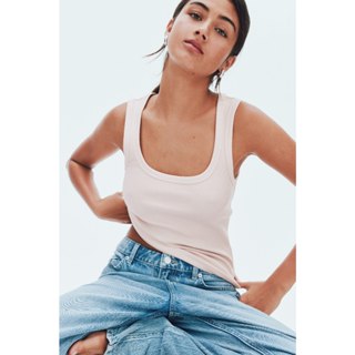 H&M(เอชแอนด์เอ็ม) เสื้อกล้ามผ้าริบ ผู้หญิง 1292587_2