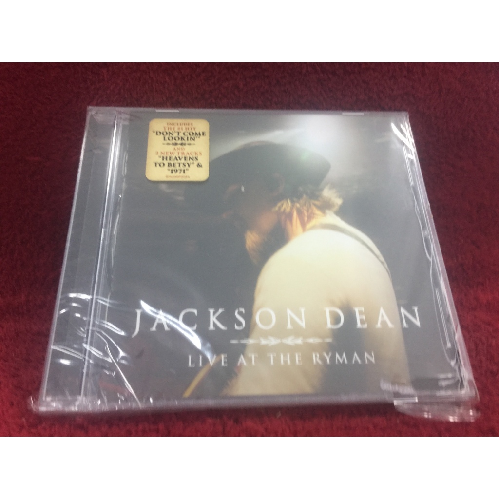 CD Jackson Dean – Live At The Ryman สภาพตามปก B110-5