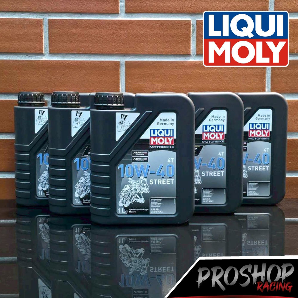 น้ำมันเครื่อง Liqui Moly 4T 10W40 15W50 Street  ปริมาณ 1L น้ำมันเครื่องสังเคราะห์แท้ 100%