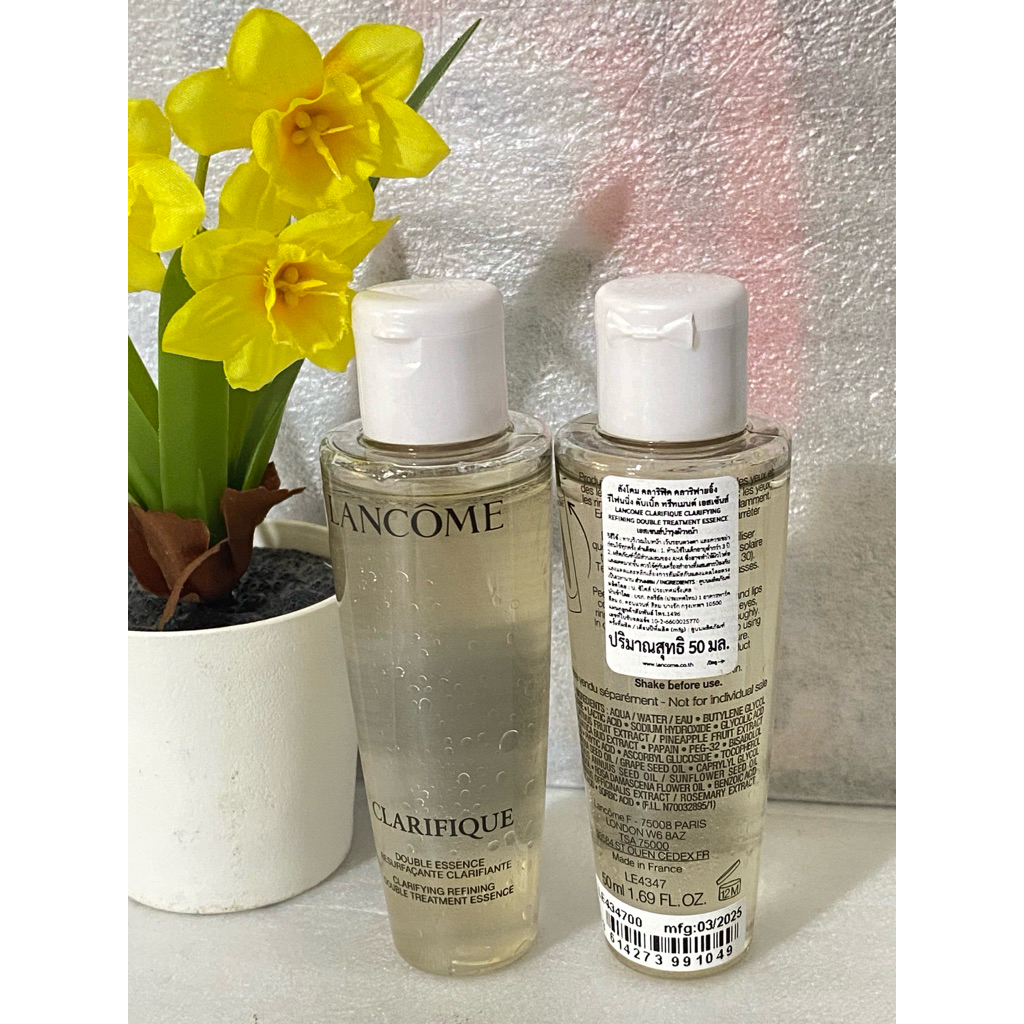 ราคาต่อชิ้น ป้ายไทย ผลิต02/2024 หมดอายุ02/2029  Clarifique Double Treatment Essence 50 มิล