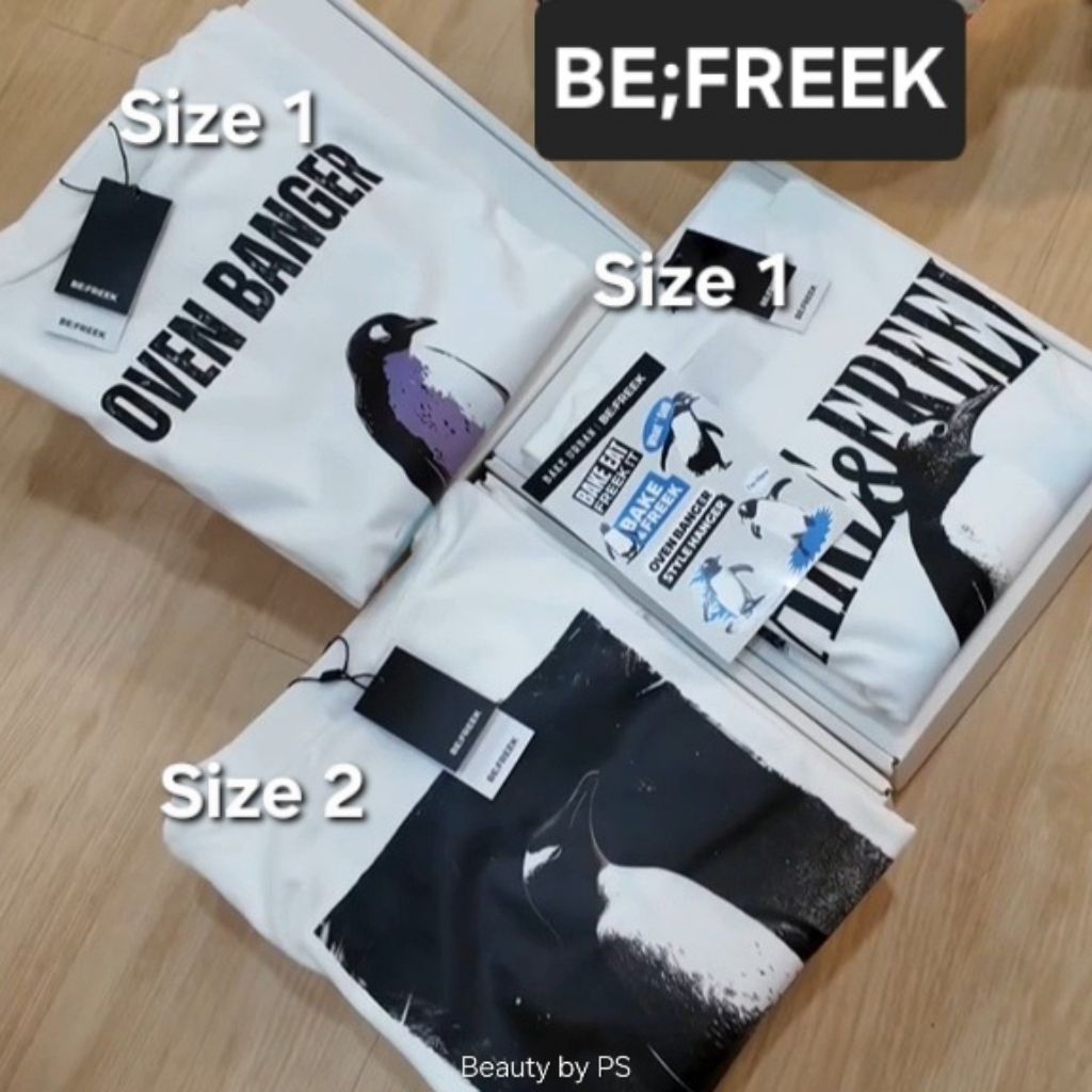 BEFREEK เสื้อoversize รุ่น Befreek x Bake urban | กล่องครบ