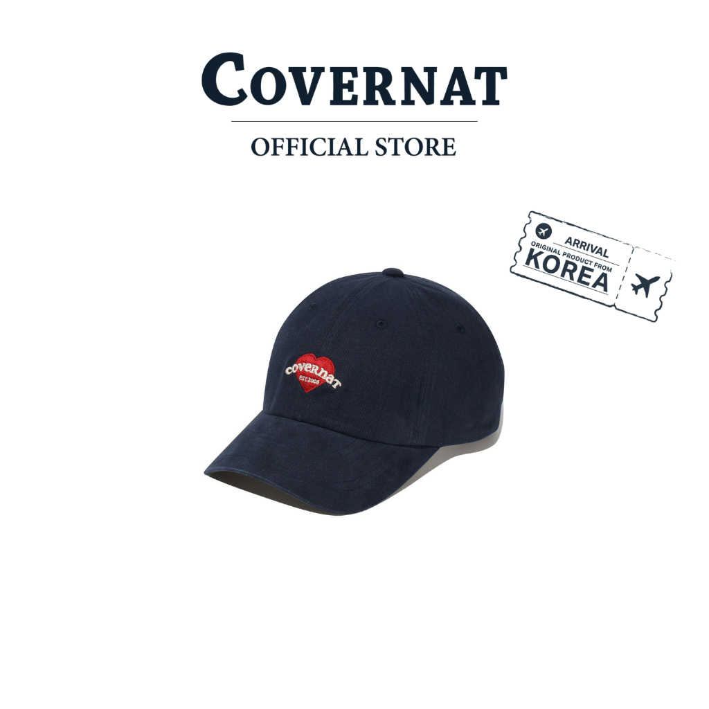 COVERNAT หมวกรุ่น Clover Heart Cooper Logo Ball Cap Navy (70012SCHCAU_S6NAXX)