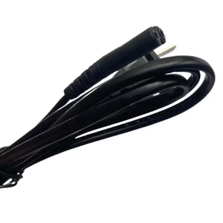สายไฟ AC ยาว1.5เมตร 2รู 220-240v สายดำ ทนทาน
