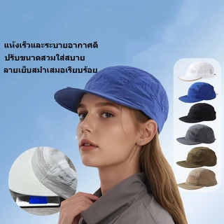ส่งเร็วจากไทย🚚แฟชั่นฤดูร้อน หมวกใส่วิ่ง ผู้ชายผู้หญิง กันน้ำ ระบายอากาศได้ดี สไตล์เกาหลี หมวกเบสบอล