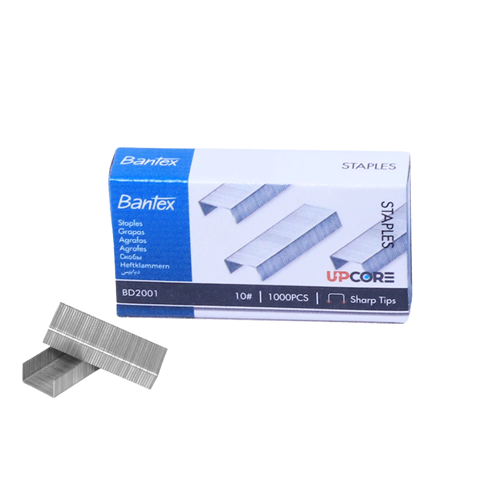 Bantex ลวดเย็บกระดาษ ขนาด 24/6,10mm ลูกแม็ก ลวดแม็ก ลวดเย็บเอกสาร Staples Silver