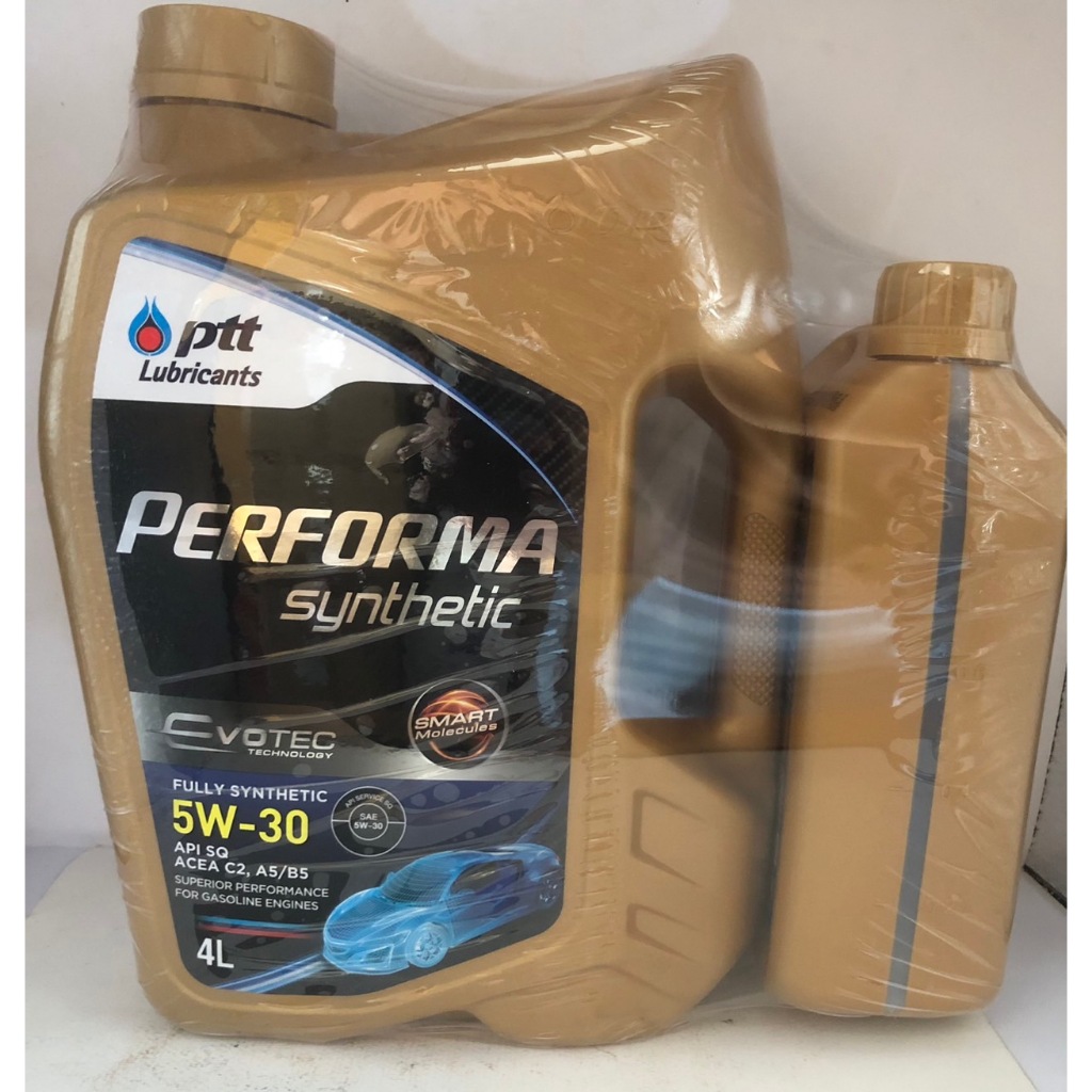 น้ำมันเครื่องเบนซินสังเคราะห์ ปตท. เพอร์ฟอร์ม่า ซินเธติค 5W-30  PERFORMA SYNTHETIC 5W-30