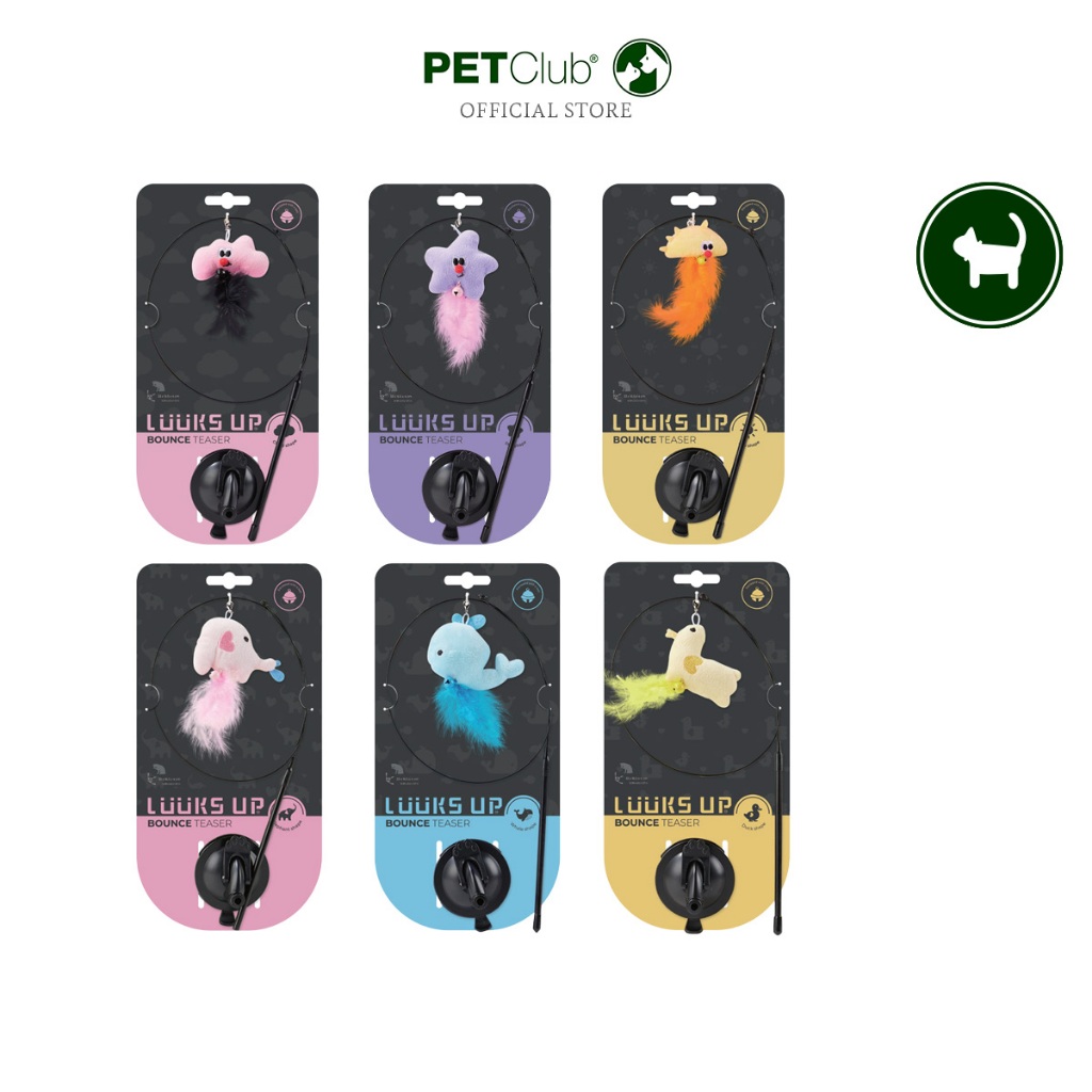 [PETClub] LUUKS UP Bounce Teaser - ของเล่นแมว ไม้ตกแมว แบบยึดกับพื้น