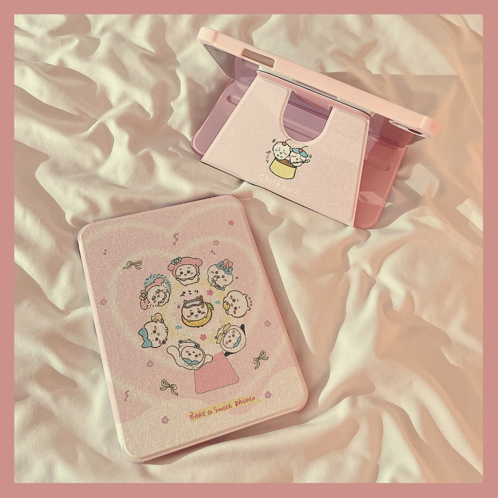 💫พร้อมส่ง💫เคสiPad หมุน 360° Gen11 Gen10 Gen9 pink chiikawa Air6 Air7 มีที่ใส่ปากกา mini6 Pro11 12.9
