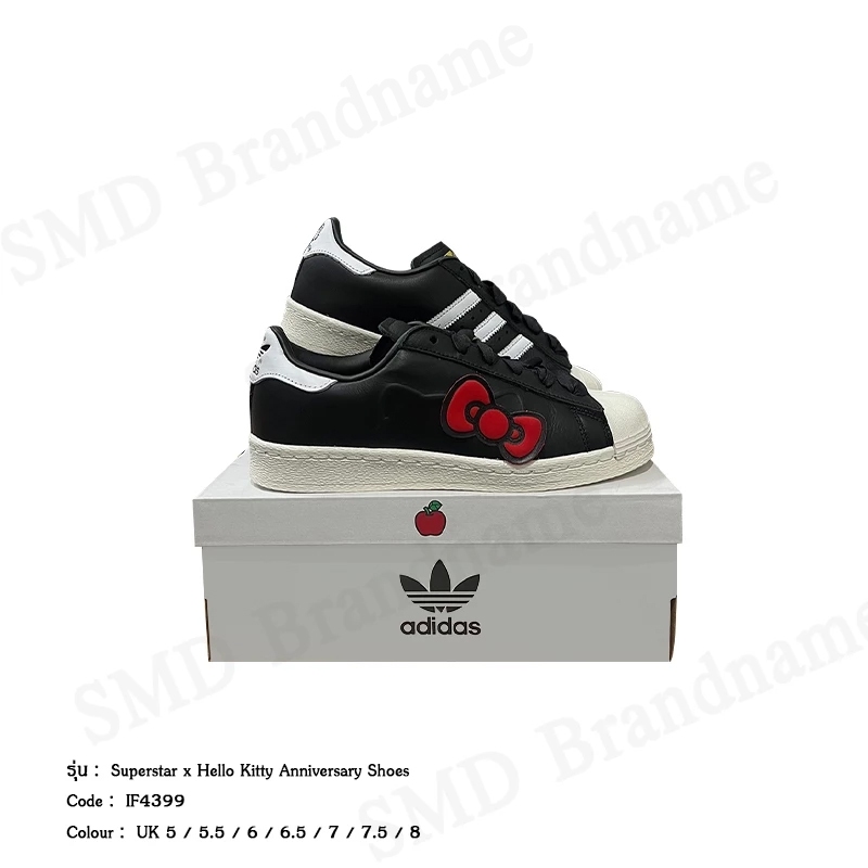 Adidas รองเท้าผ้าใบ รุ่น Superstar x Hello Kitty Anniversary Shoes Code: IF4399