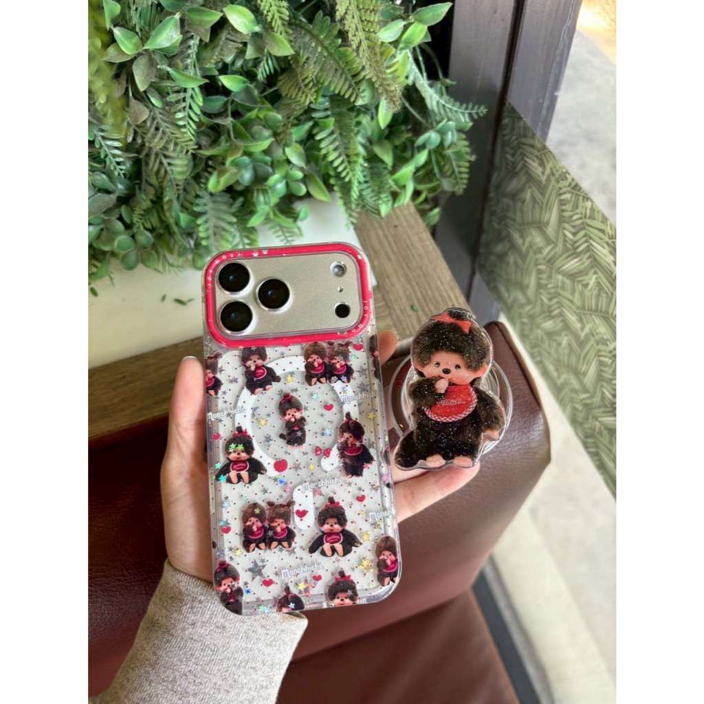 AD584 New case Set2 เคสลายม่อนชิ งานแม่เหล็ก สำหรับ15-17PM กันกระแทกอย่างดี สินค้าพร้อมจัดส่งจากไทย