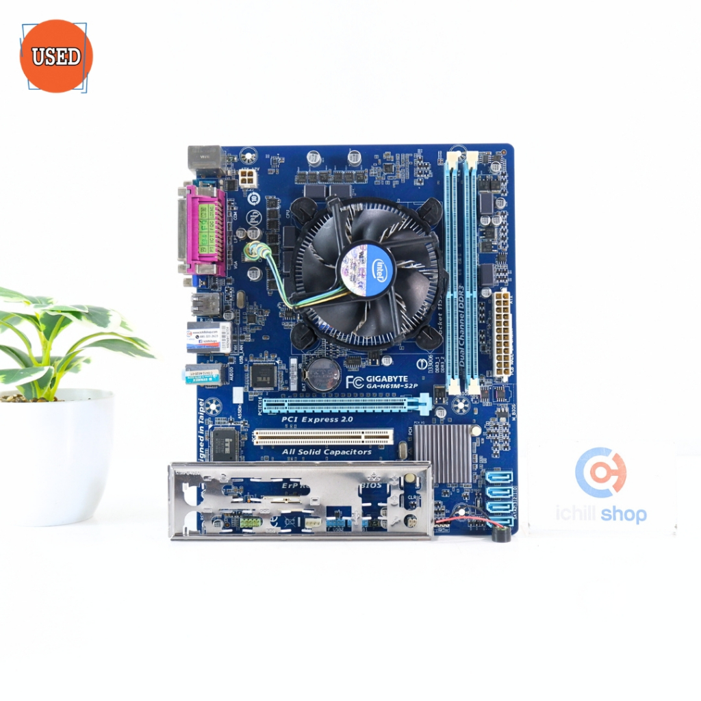 ชุดซีพียูพร้อมเมนบอร์ด CPU: INTEL CORE I5-2400 + MB: GIGABYTE GA-H61M-S2P P17032
