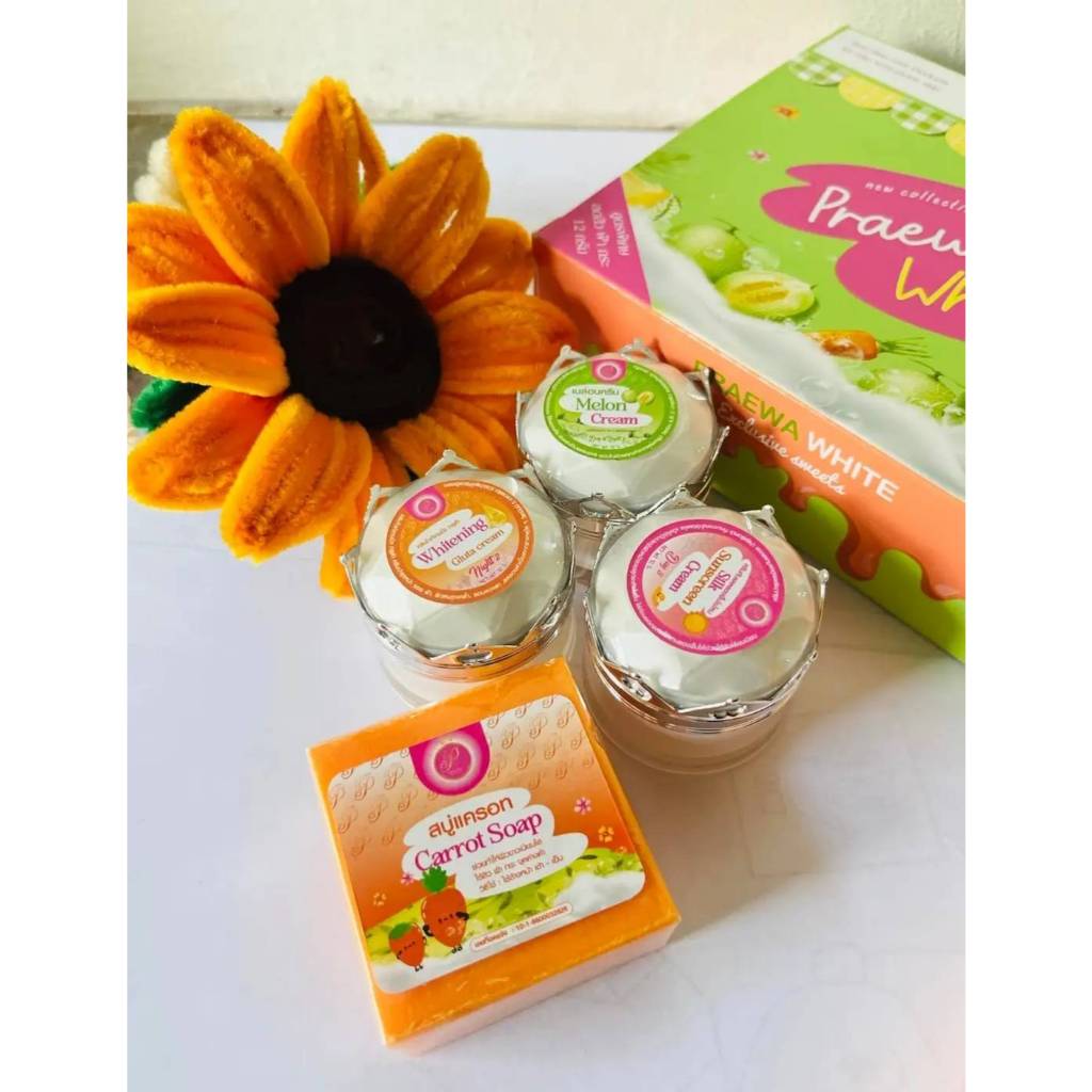 ครีมแพรวาไวท์เซต(พร้อมกล่อง) Praewa White Crem - รูปที่ 2