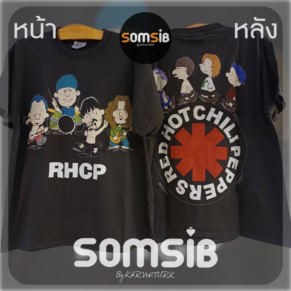 ผ้าฟอก REDHOT CHILIPEPPERS - การ์ตูน RHCP