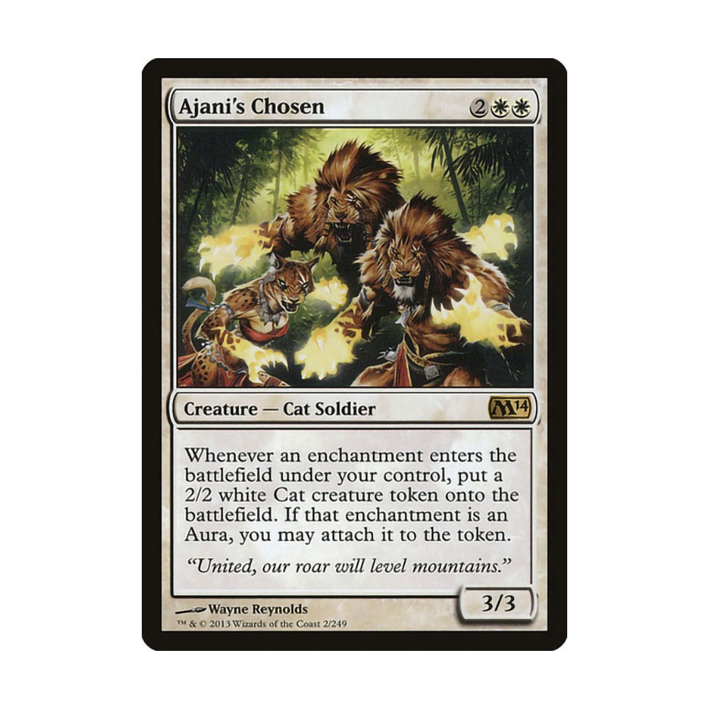 [MTG] Ajani's Chosen [WOC] [WHITE] [R] - Magic the Gathering SINGLES