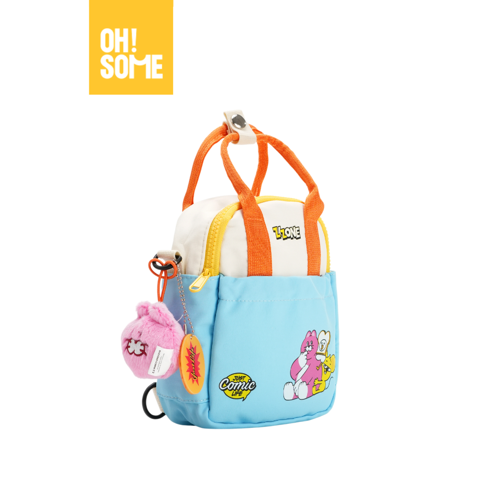 OHSOME x Zizone กระเป๋าเป้ ลายแมวพิงโก Multi-Purpose Backpack - รูปที่ 2