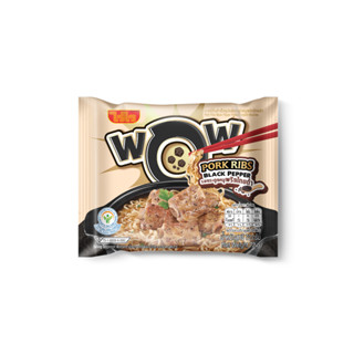 ไวไว บะหมี่ว้าว รสกระดูกหมูพริกไทยดำ(ครีม) แพ็ค 5 ซอง72g.