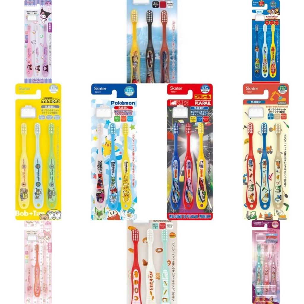 Skater แปรงสีฟันเด็ก รุ่น 3-5 ปี เซ็ต 3 ด้าม – โปรปัง