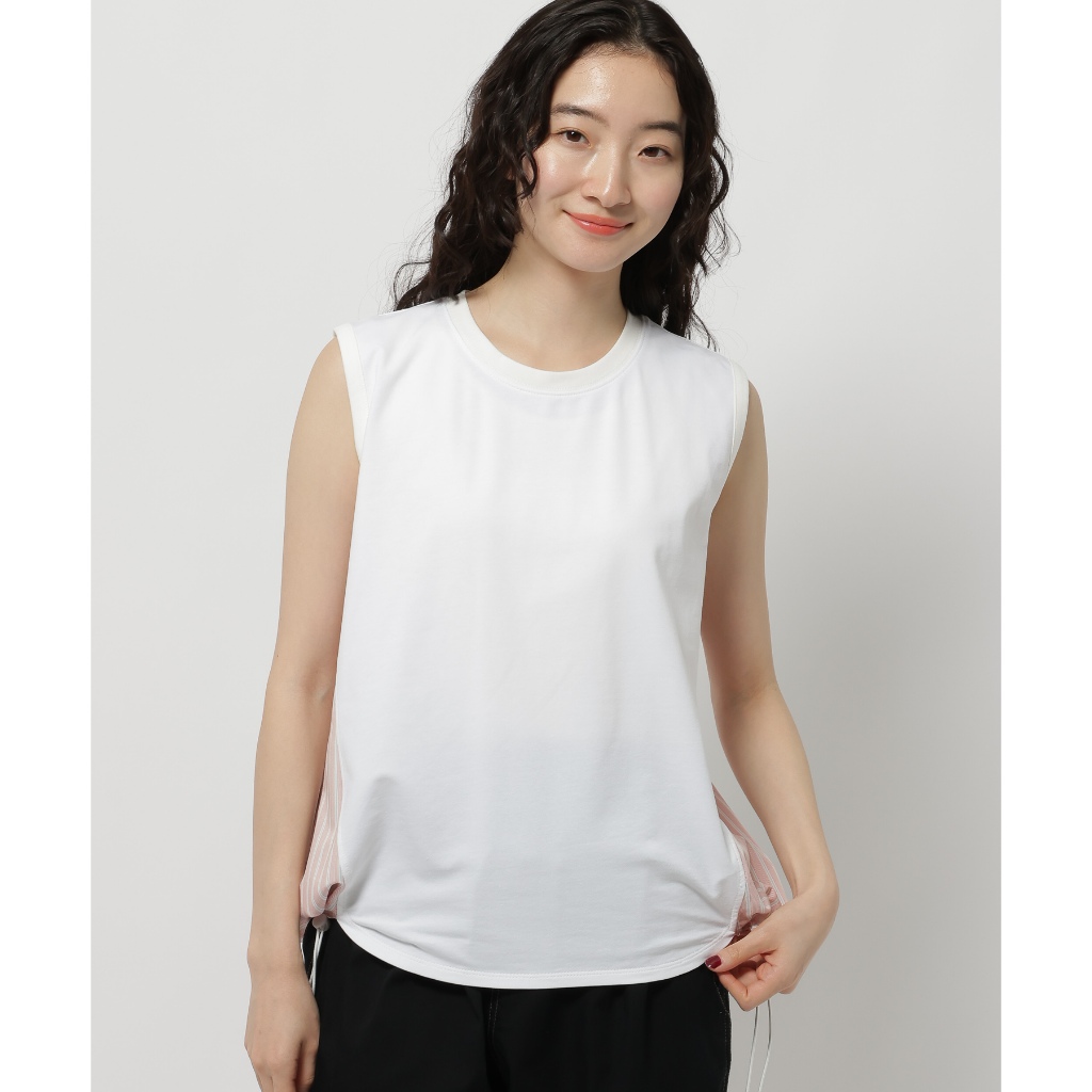 niko and ... เสื้อแขนกุด ทรงหลวม Fuhaku Docking Drawstring Sleeveless Top