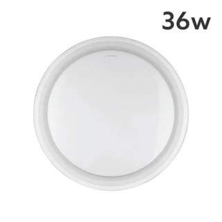 LAMPTAN โคมไฟเพดาน LED Multi-Smart Ceiling Lamp 36W รุ่น TWINKLE 3แสงใน1โคม เปลี่ยนแสงด้วยสวิตช์ไฟ ฝาประกาย
