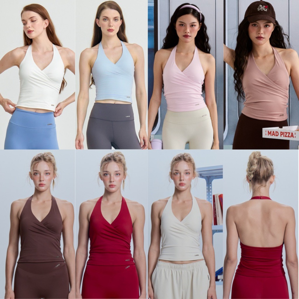 Lunar Gymwear - Rory Bra - บราคล้องคอตัวใหม่ดีไซน์ทันสมัยชิคมากรุ่นนี้เนื้อสัมผัสเย็นสบาย ฟองน้ำสามารถถอดใส่เพิ่มได้