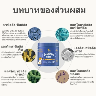 Popoo แพ็คสุดคุ้ม 2สูตร Dog Treats โปรไบโอติกสำหรับสุนัข และ Hip Joint Support for Dogs