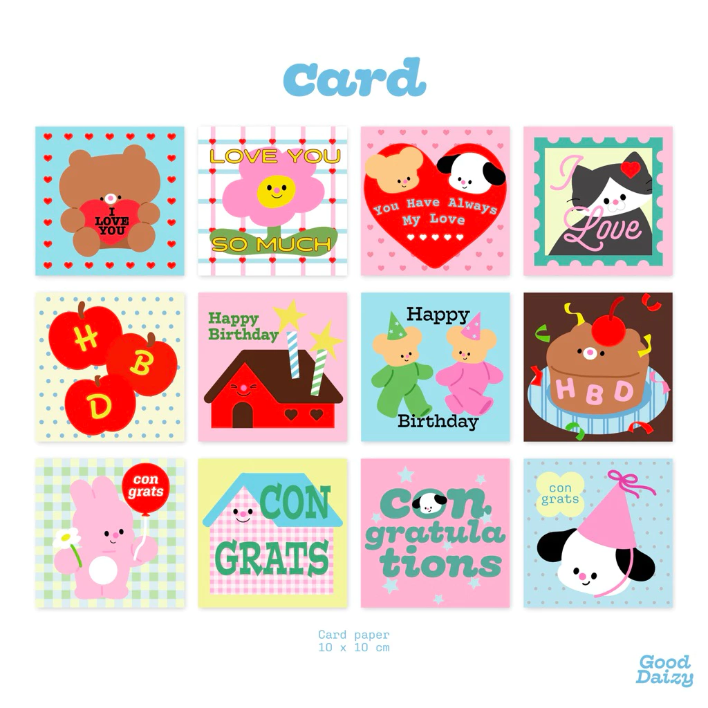 [5แผ่น100]Card การ์ดอวยพร ของขวัญ รับปริญญา Good Daizy